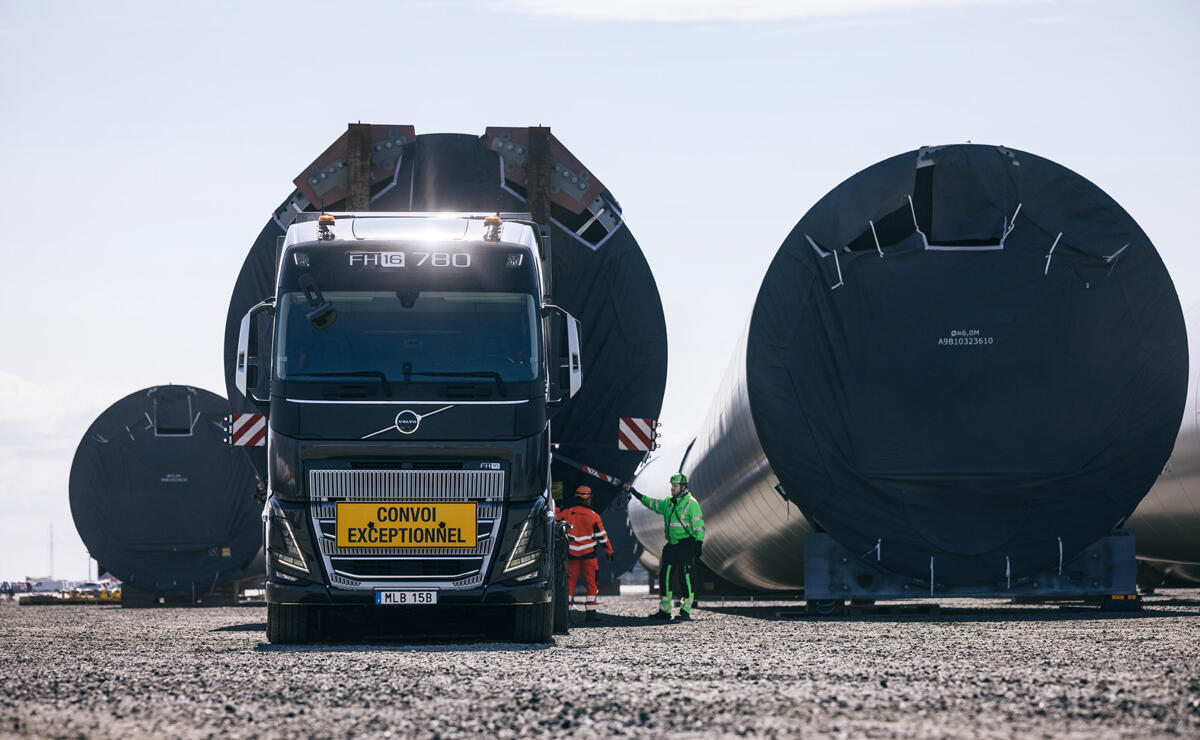 Volvo FH16 in het werk Volvo FH16 in het werk