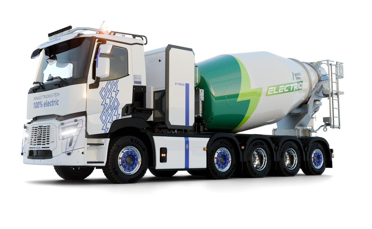 Renault Trucks E-Tech C 10x4 Mixer Schwing Stetter Renault Trucks E-Tech C 10x4 Mixer Schwing Stetter