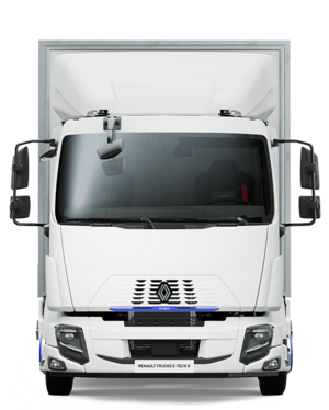 Harbers-Trucks - Renault D ZE - frontaal-cropped Harbers-Trucks - Renault D ZE - frontaal-cropped
