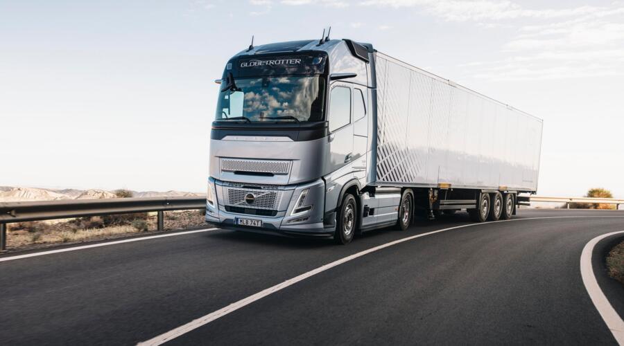 Volvo FH Aero on the road
