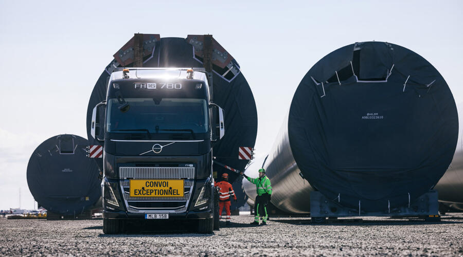 Volvo FH16 in het werk Volvo FH16 in het werk