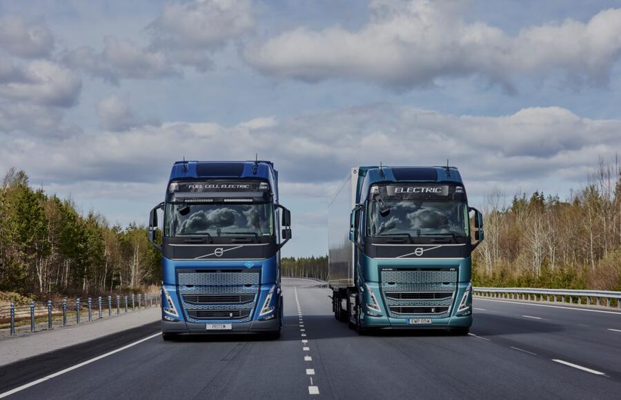 Volvo FH FCEV and BEV